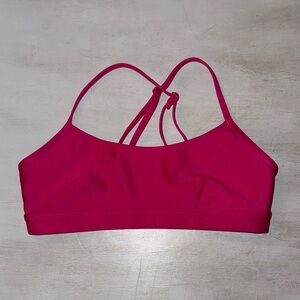 Alo Yoga Airlift Intrigue Bra-Raspberry